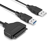 BlueBeach® 5 Gbps USB 3.0 a SATA de 22 Clavijas del Cable Adaptador con el...